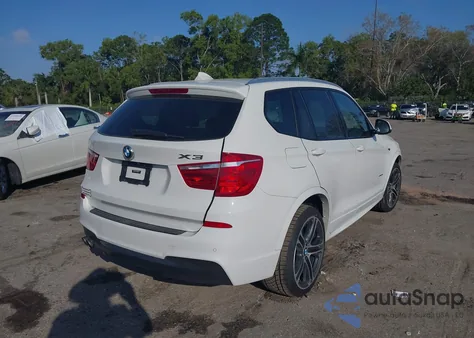 2017 BMW X3 xDrive28I z USA, uszkodzony, nr VIN 5UXWX9C32H0W74760
